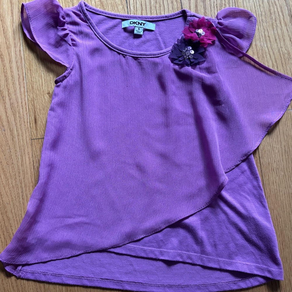 DKNY girls dressy top